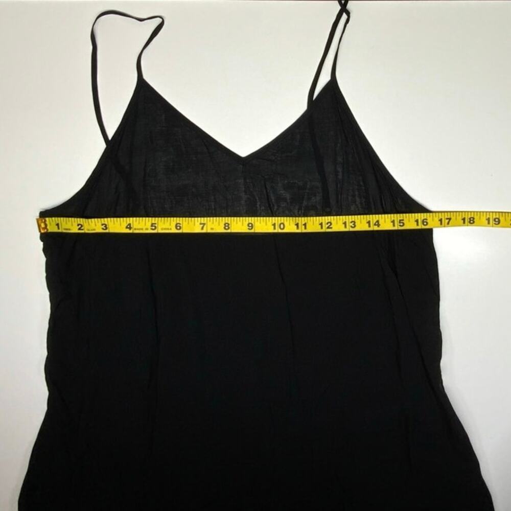 NWT | The Kooples | Sheer Button-Up Blouse & Camisole Set | Black | Size 2 - Picture 13 of 16
